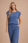 BLUSA HERITAGE AZUL..